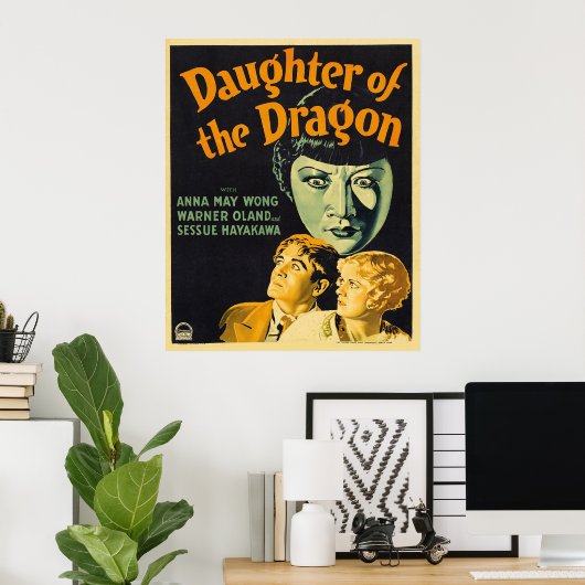  Daughter of The Dragon Hollywood Movie Poster (Thuiskantoor)