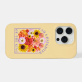 Daughter of the King Floral Affirmation iPhone Hoesje (Achterkant horizontaal)