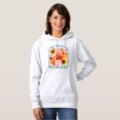 Daughter of The King Identity in Christ Floral Hoodie (Voorkant volledig)