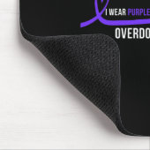 Daughter Overdose Awareness I Draag Paarse Muismat (Hoek)