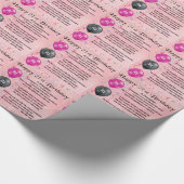 Daughter Poem 21st Birthday Cadeaupapier (Hoek)