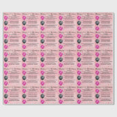 Daughter Poem 21st Birthday Cadeaupapier (Vlak)