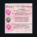 Daughter Poem 30th Birthday Notitieblok<br><div class="desc">Een geweldig cadeau voor een dochter op haar 30ste verjaardag</div>