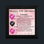 Daughter Poem 40th Birthday Cadeaudoosje<br><div class="desc">Een groot cadeau voor haar dochter op haar 40ste verjaardag</div>