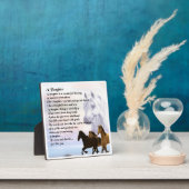Daughter Poem Plaque - Ontwerp voor paarden Fotoplaat (Insitu)
