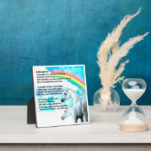 Daughter Poem Plaque - Unicorn Design Fotoplaat (Insitu)
