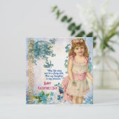 Daughter/Princess Rustic Floral  Valentijn (Staand voorkant)