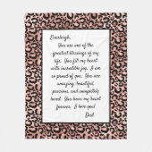 Daughter Proud van U Fleece Deken (Voorkant)