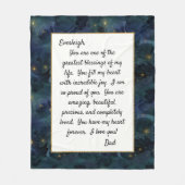 Daughter Proud van U Fleece Deken (Voorkant)