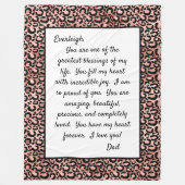 Daughter Proud van U Fleece Deken (Voorkant)