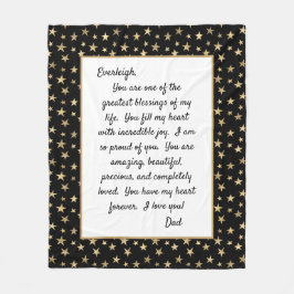 Daughter Proud van U Fleece Deken