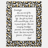 Daughter Proud van U Fleece Deken (Voorkant)