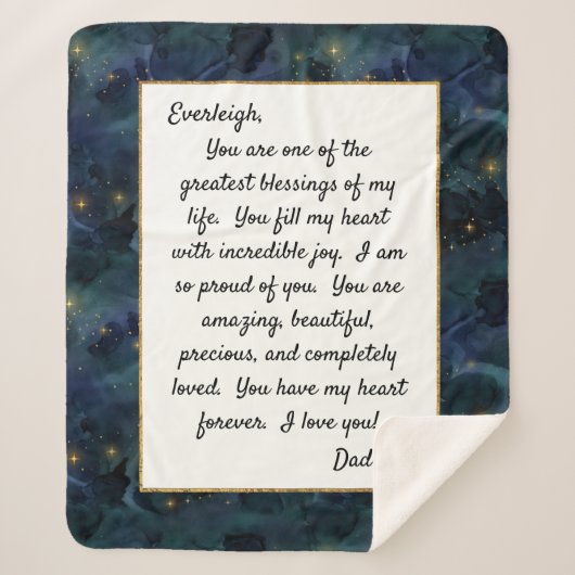 Daughter Proud van U Sherpa Deken (Voorkant)