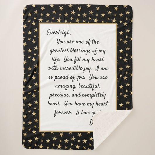 Daughter Proud van U Sherpa Deken (Voorkant)