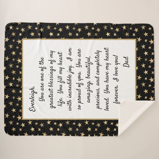 Daughter Proud van U Sherpa Deken (Voorkant (horizontaal))