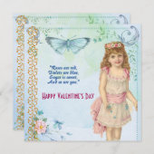 Daughter Rustic Butterfly Flora Valentijn (Voorkant / Achterkant)