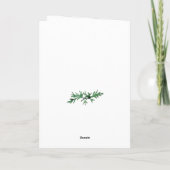 Daughter Santa Hedgehog Christmas  Kaart (Achterkant)