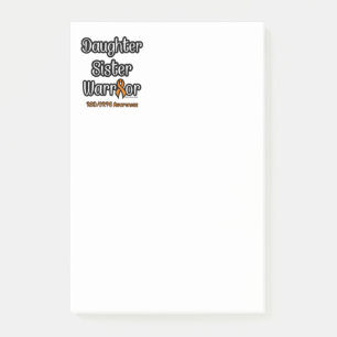 Daughter Sister Warrior.. RSD/CRPS Post-it® Notes