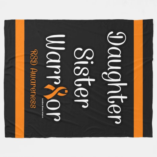 Daughter Sister Warrior...RSD Fleece Deken (Voorkant (Horizontaal))