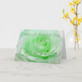 Daughter St. Patrick's Irish rozen Kaart (Gele Bloem)
