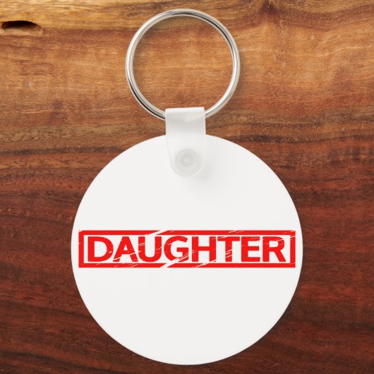 Daughter Stamp Sleutelhanger (Voorkant)