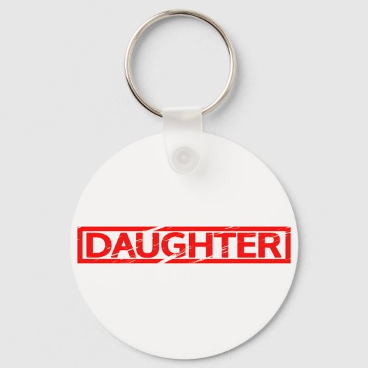 Daughter Stamp Sleutelhanger (Achterkant)