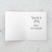 Daughter Thinking of you at College Pizza Kaart (Binnen)
