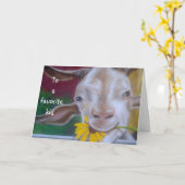 DAUGHTER-TO A FAVORITE KID KAART (Gele Bloem)