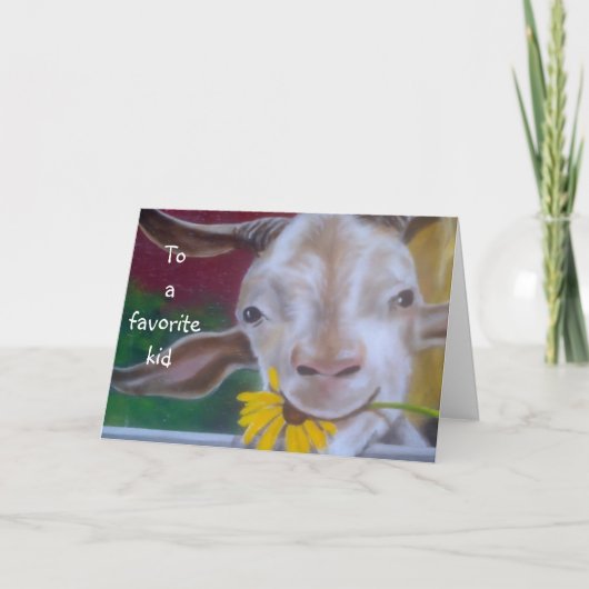 DAUGHTER-TO A FAVORITE KID KAART (Voorkant)