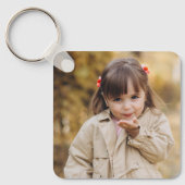 Daughter to Dad Fotoliefdesboodschap Sleutelhanger (Voorkant)