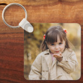 Daughter to Dad Fotoliefdesboodschap Sleutelhanger (Voorkant)