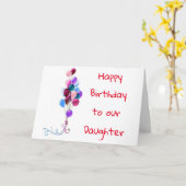 ***DAUGHTER** U MAAKT ELKE DAG BIJZONDERE KAART (Gele Bloem)