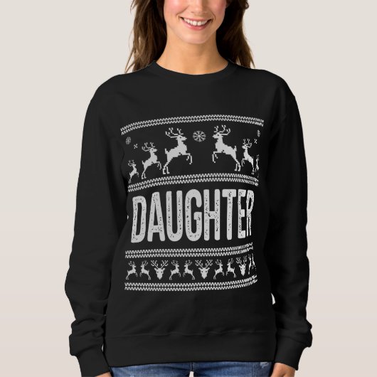 Daughter Ugly KerstSweater Trui (Voorkant)