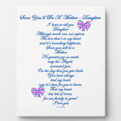 Daughter Verwacht 1e Baby Fotoplaat (Voorkant)