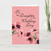 Daughter Wedday Kaart (Voorkant)