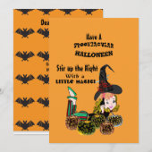 Daughter Witch Spooky Halloween Glow Pumpkins Card Kaart (Voorkant / Achterkant)