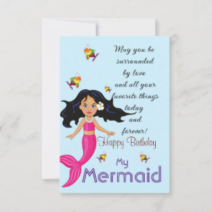 Daughter's Birthday Flat Kaart