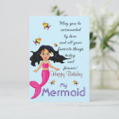 Daughter's Birthday Flat Kaart (Staand voorkant)