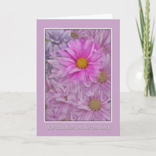 Daughter's Birthday Greeting with Gerbera Daisies Kaart
