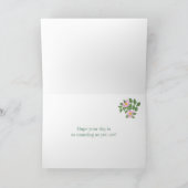 Daughter's Birthday met Dog Rozen Hearts Bunting Kaart (Binnen)