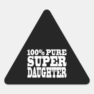 Daughters Birthday Party 100% zuivere superdochter Sticker