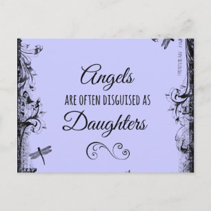 Daughters citeert: Angels zijn vaak Briefkaart
