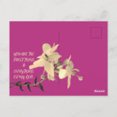 DAUGHTERS DAY BLOEMENCADEAU BRIEFKAART (Achterkant)