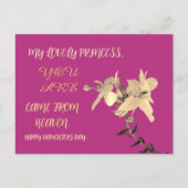 DAUGHTERS DAY BLOEMENCADEAU BRIEFKAART (Voorkant)