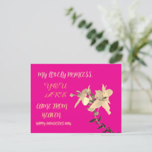 DAUGHTERS DAY BLOEMENCADEAU BRIEFKAART