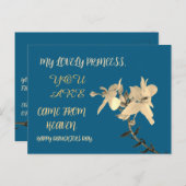 DAUGHTERS DAY BLOEMENCADEAU BRIEFKAART (Voorkant / Achterkant)