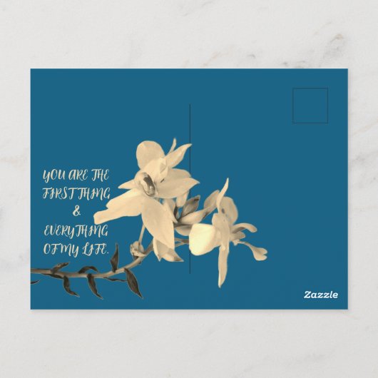 DAUGHTERS DAY BLOEMENCADEAU BRIEFKAART (Achterkant)