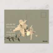 DAUGHTERS DAY BLOEMENCADEAU BRIEFKAART (Achterkant)