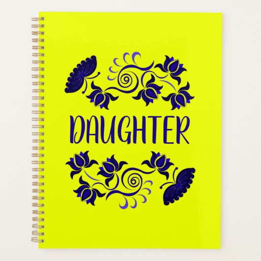 DAUGHTERS DAY CADEAU VAN MOEDER, VADER, GROOTMOEDE PLANNER (Voorkant)