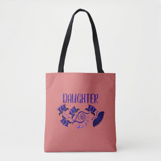 DAUGHTERS DAY CADEAU VAN MOEDER, VADER, GROOTMOEDE TOTE BAG (Voorkant)